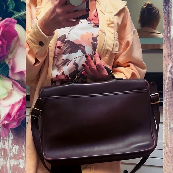 VINTAGE COACH METROPOLITAN MESSENGER PORTFOLIO BRIEFCASE BAG 5180 - Picture 8 of 13